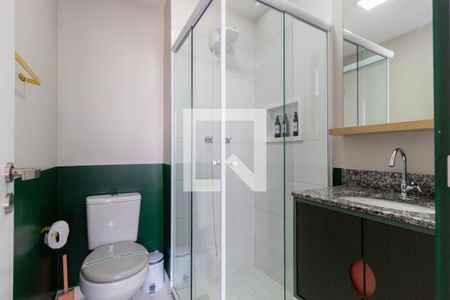 Banheiro de kitnet/studio à venda com 1 quarto, 19m² em Brás, São Paulo