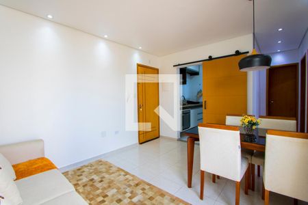 Sala de apartamento à venda com 2 quartos, 69m² em Jardim Stella, Santo André