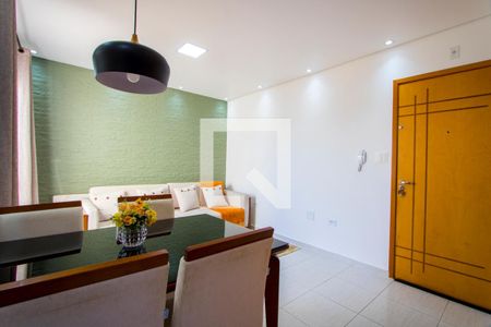 Sala de apartamento à venda com 2 quartos, 69m² em Jardim Stella, Santo André