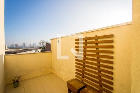 Varanda da sala de apartamento à venda com 2 quartos, 69m² em Jardim Stella, Santo André