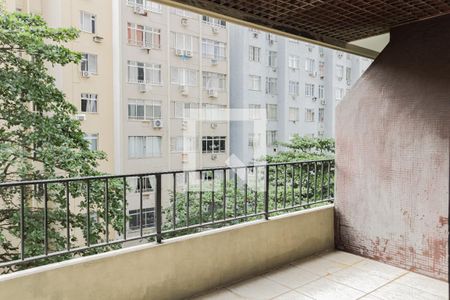 Varanda da Sala de apartamento à venda com 1 quarto, 55m² em Copacabana, Rio de Janeiro