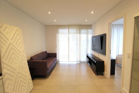 Sala de apartamento para alugar com 1 quarto, 61m² em Itaim Bibi, São Paulo