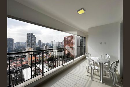 Varanda de apartamento para alugar com 2 quartos, 76m² em Chácara Santo Antônio (zona Sul), São Paulo