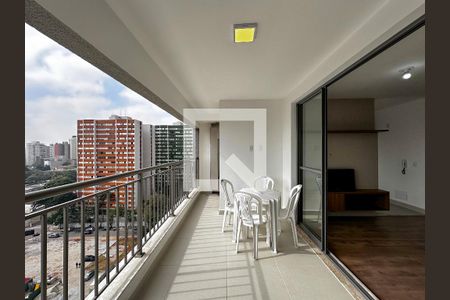 Varanda de apartamento para alugar com 2 quartos, 76m² em Chácara Santo Antônio (zona Sul), São Paulo