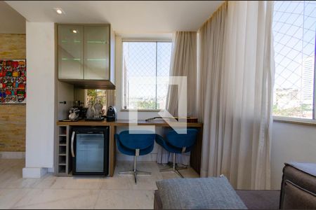 Sala de apartamento para alugar com 4 quartos, 160m² em Luxemburgo, Belo Horizonte