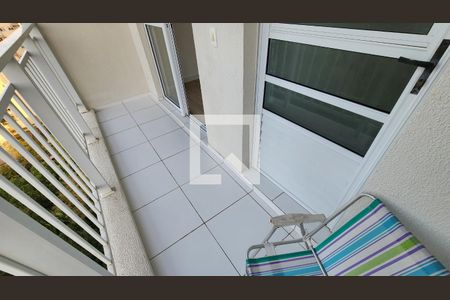 Varanda da Sala de apartamento para alugar com 3 quartos, 60m² em Morro Nova Cintra, Santos