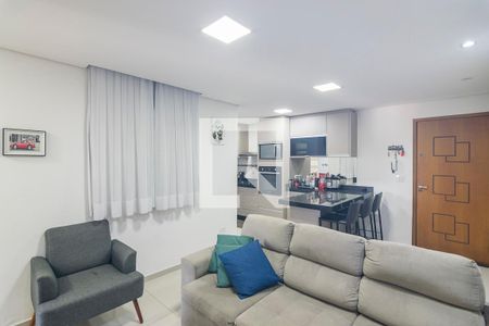 Sala de apartamento à venda com 2 quartos, 60m² em Jardim Ana Maria, Santo André