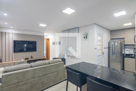 Sala de apartamento à venda com 2 quartos, 60m² em Jardim Ana Maria, Santo André