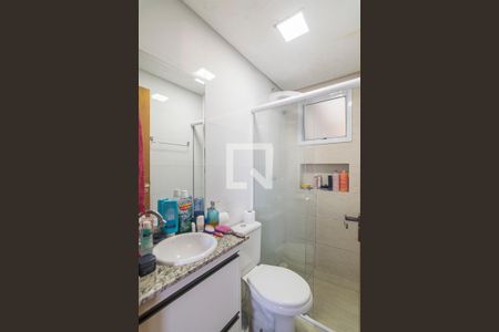 Banheiro da Suíte de apartamento à venda com 2 quartos, 60m² em Jardim Ana Maria, Santo André