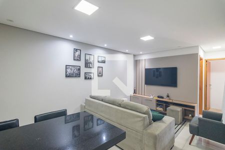 Sala de apartamento à venda com 2 quartos, 60m² em Jardim Ana Maria, Santo André