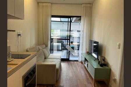 Sala de apartamento para alugar com 1 quarto, 45m² em Perdizes, São Paulo