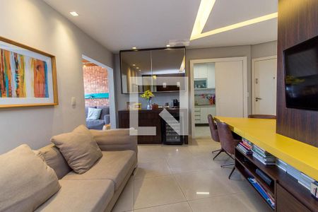 Sala de apartamento à venda com 3 quartos, 132m² em Jardim America, Belo Horizonte