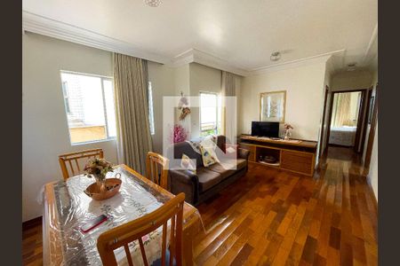 Sala de apartamento à venda com 3 quartos, 78m² em Eldorado, Contagem