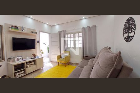 Sala de casa à venda com 2 quartos, 81m² em Jardim Ocara, Santo André