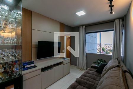 Sala de apartamento à venda com 2 quartos, 60m² em Cinquentenario, Belo Horizonte