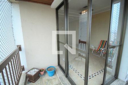 Varanda da sala de apartamento para alugar com 3 quartos, 87m² em Vila Regente Feijó, São Paulo