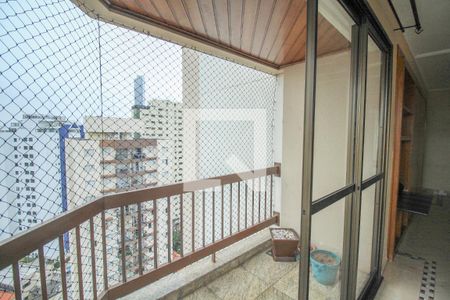 Varanda da sala de apartamento para alugar com 3 quartos, 87m² em Vila Regente Feijó, São Paulo