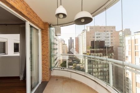 Varanda  de apartamento para alugar com 2 quartos, 123m² em Itaim Bibi, São Paulo