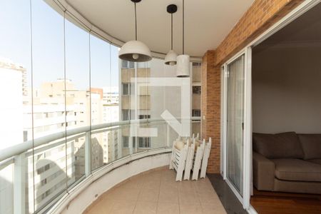 Varanda  de apartamento para alugar com 2 quartos, 123m² em Itaim Bibi, São Paulo