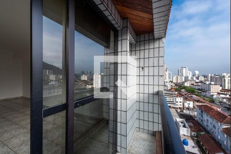 Varanda de apartamento para alugar com 2 quartos, 116m² em Campo Grande, Santos