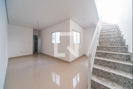 Sala de apartamento à venda com 2 quartos, 92m² em Vila Humaitá, Santo André