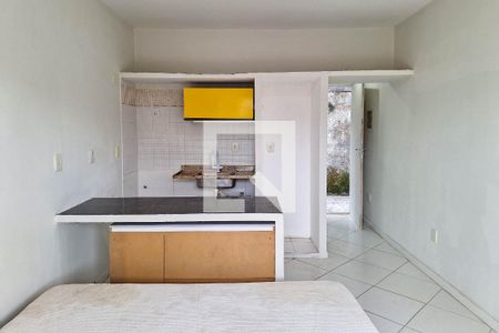 Cozinha de kitnet/studio para alugar com 1 quarto, 22m² em Maravista, Niterói