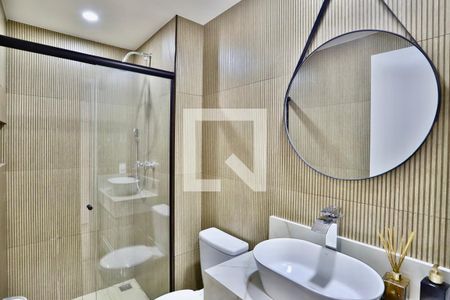 Banheiro de apartamento à venda com 1 quarto, 26m² em Belenzinho, São Paulo