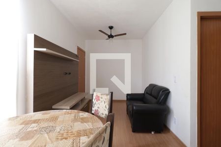 Sala de apartamento para alugar com 2 quartos, 42m² em Chácaras Hipica, Ribeirão Preto