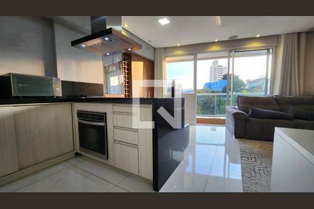 Sala/Cozinha de apartamento à venda com 1 quarto, 57m² em Vila Argos Velha, Jundiaí