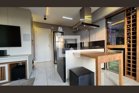 Sala/Cozinha de apartamento à venda com 1 quarto, 57m² em Vila Argos Velha, Jundiaí
