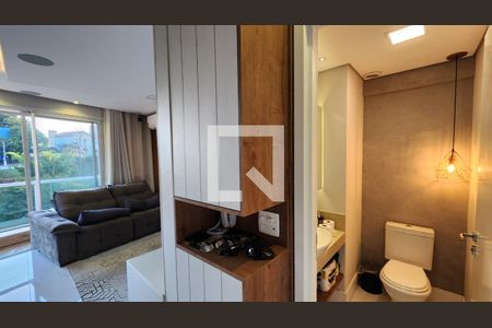 Sala/Cozinha de apartamento à venda com 1 quarto, 57m² em Vila Argos Velha, Jundiaí