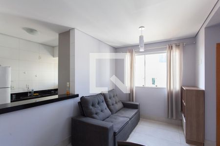 Sala de apartamento para alugar com 2 quartos, 47m² em Santa Branca, Belo Horizonte