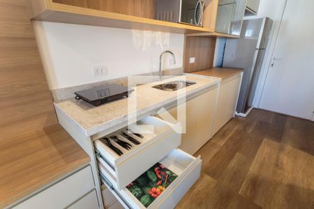 Studio para alugar com 29m², 1 quarto e sem vaga Studio para alugar com 29m², 1 quarto e sem vagaCozinha