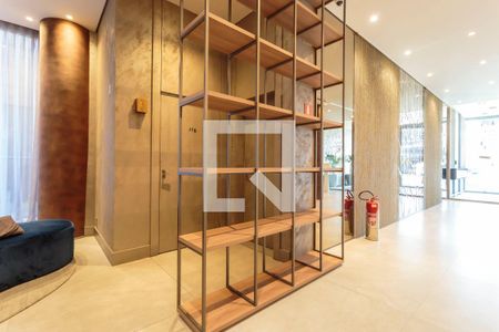 Studio para alugar com 29m², 1 quarto e sem vaga Studio para alugar com 29m², 1 quarto e sem vagaHall de entrada