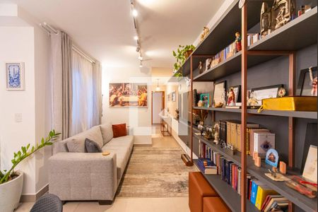 Sala de apartamento à venda com 2 quartos, 63m² em Vila Gilda, Santo André