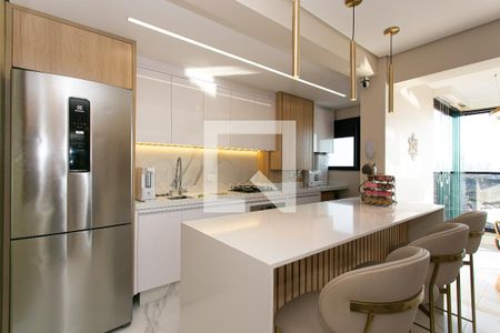 Cozinha de apartamento à venda com 1 quarto, 68m² em Vila Gomes Cardim, São Paulo