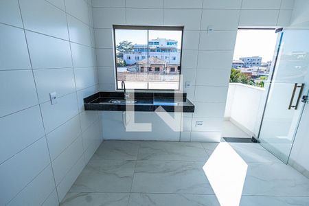 Cozinha de apartamento para alugar com 2 quartos, 60m² em Jardim Leblon, Belo Horizonte