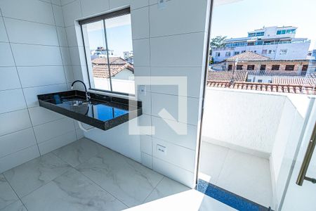 Cozinha de apartamento para alugar com 2 quartos, 60m² em Jardim Leblon, Belo Horizonte