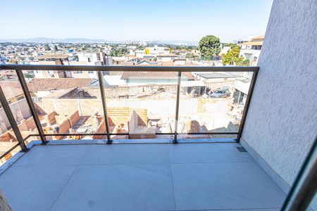 Varanda de apartamento à venda com 2 quartos, 60m² em Jardim Leblon, Belo Horizonte