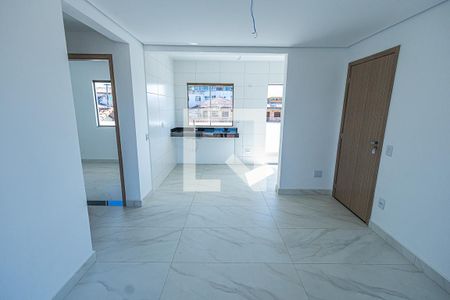 Sala de apartamento à venda com 2 quartos, 60m² em Jardim Leblon, Belo Horizonte