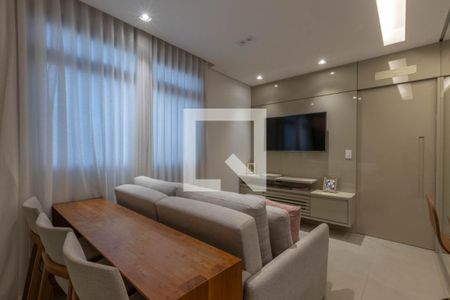 Sala de apartamento à venda com 3 quartos, 150m² em Nova Granada, Belo Horizonte