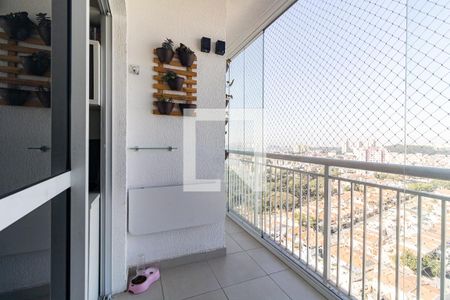 Varanda da Sala de apartamento à venda com 2 quartos, 55m² em Vila Dom Pedro I, São Paulo