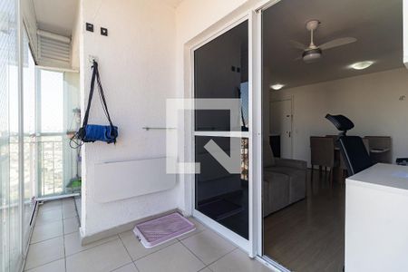 Varanda da Sala de apartamento à venda com 2 quartos, 55m² em Vila Dom Pedro I, São Paulo