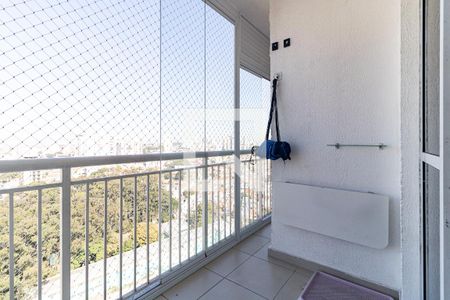 Varanda da Sala de apartamento à venda com 2 quartos, 55m² em Vila Dom Pedro I, São Paulo