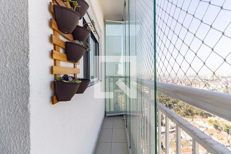 Varanda da Sala de apartamento à venda com 2 quartos, 55m² em Vila Dom Pedro I, São Paulo