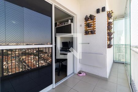 Varanda da Sala de apartamento à venda com 2 quartos, 55m² em Vila Dom Pedro I, São Paulo