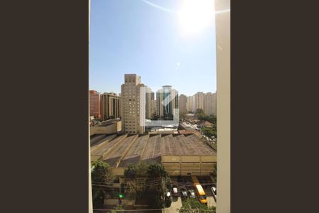 Vista da Sala de apartamento à venda com 1 quarto, 43m² em Moema, São Paulo