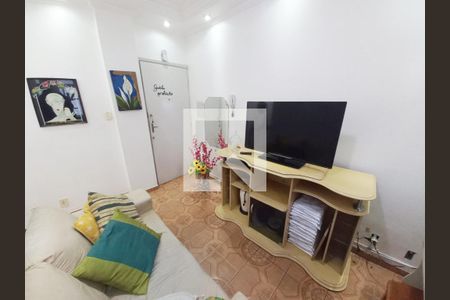 Sala de apartamento para alugar com 1 quarto, 45m² em Centro, São Vicente