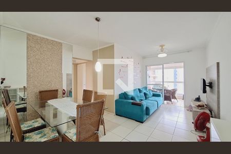 Sala de apartamento para alugar com 2 quartos, 70m² em Nova Mirim, Praia Grande