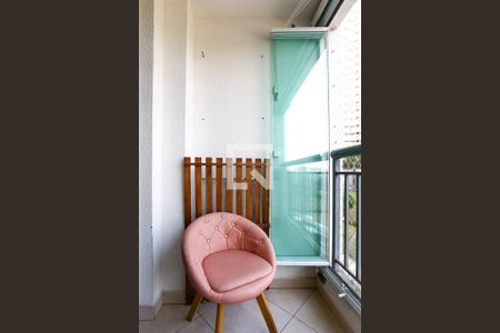 Varanda da Sala de apartamento à venda com 2 quartos, 48m² em Vila Andrade, São Paulo